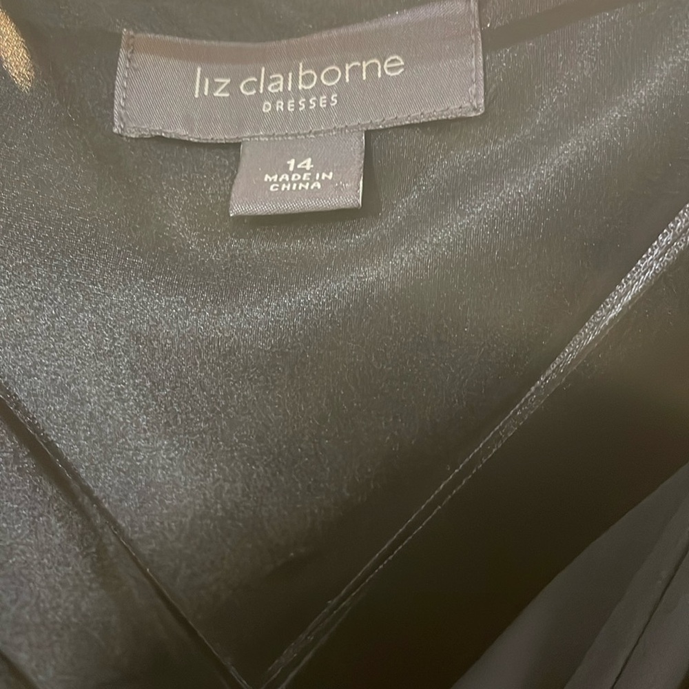 Liz Claiborne black dress 14 - Picture 3 of 5